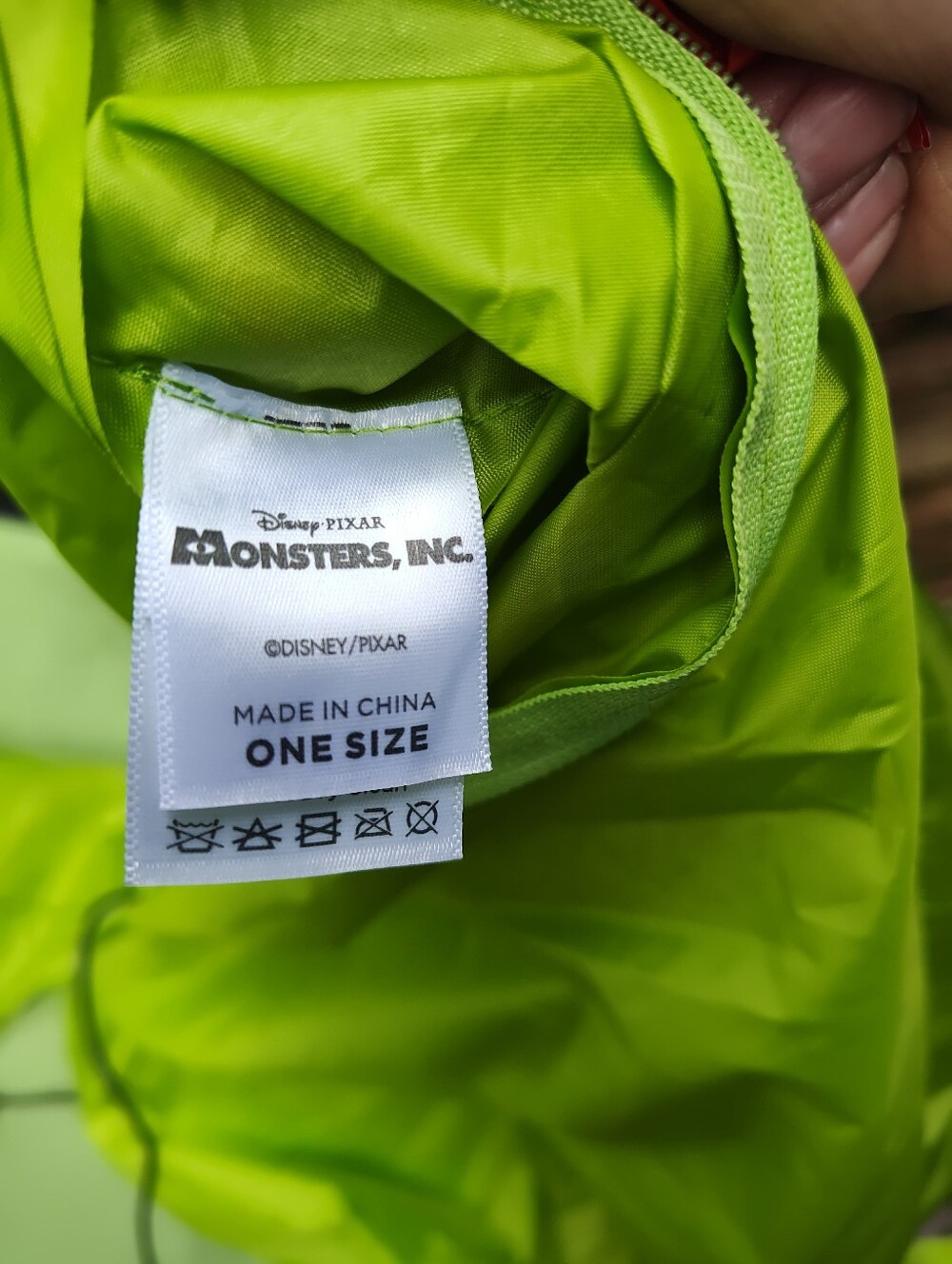 Kids Mike Wazowski Inflatable Costume - Monsters Inc. One Size 8+ Big Kids - Picture 4 of 8